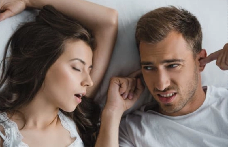 what causes snoring in females