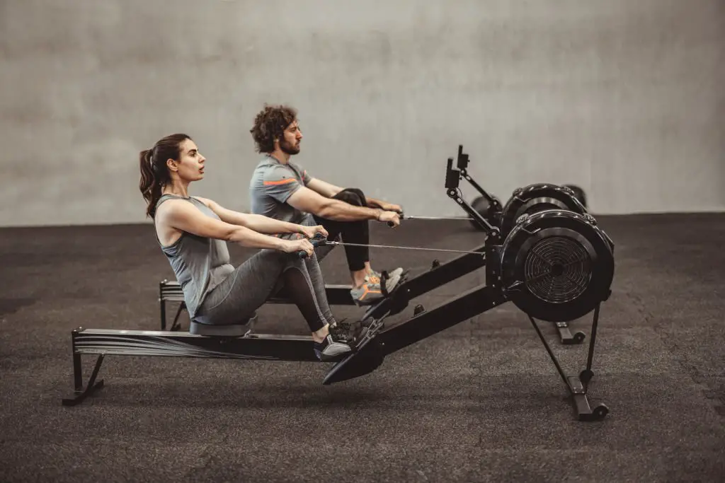 how long on rowing machine to lose weight